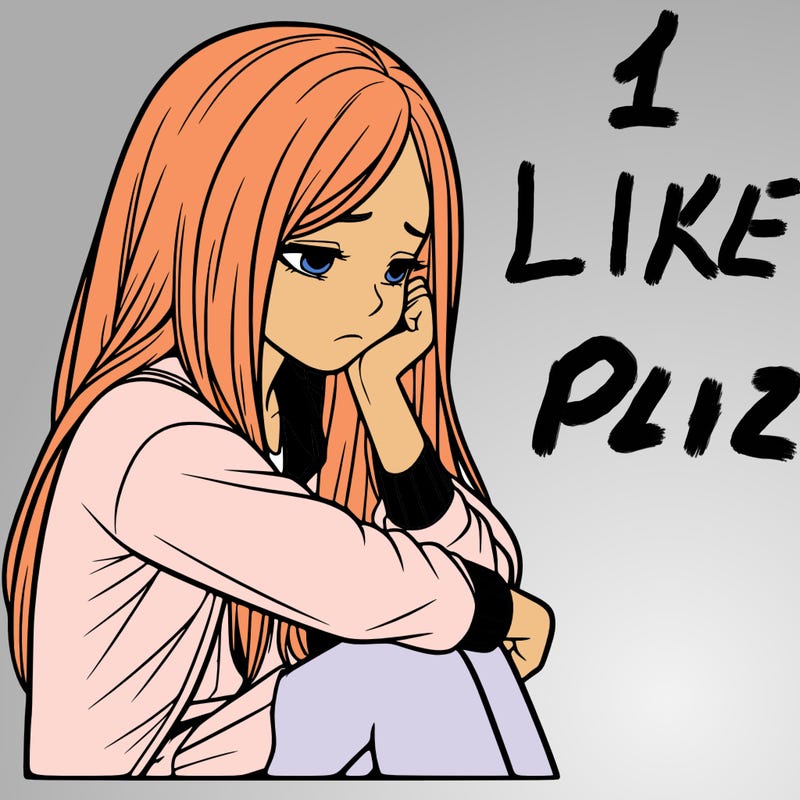 a realistic girl with depression