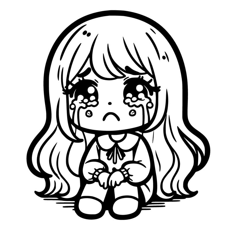crying girl