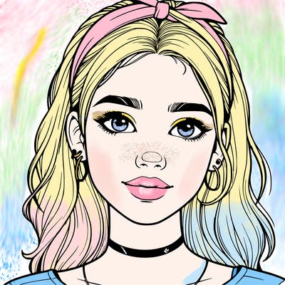 realistic teenage girl