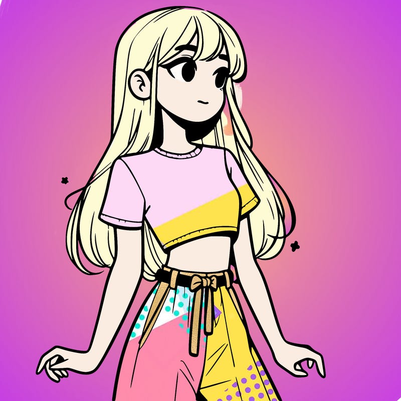 girl in a cute crop top