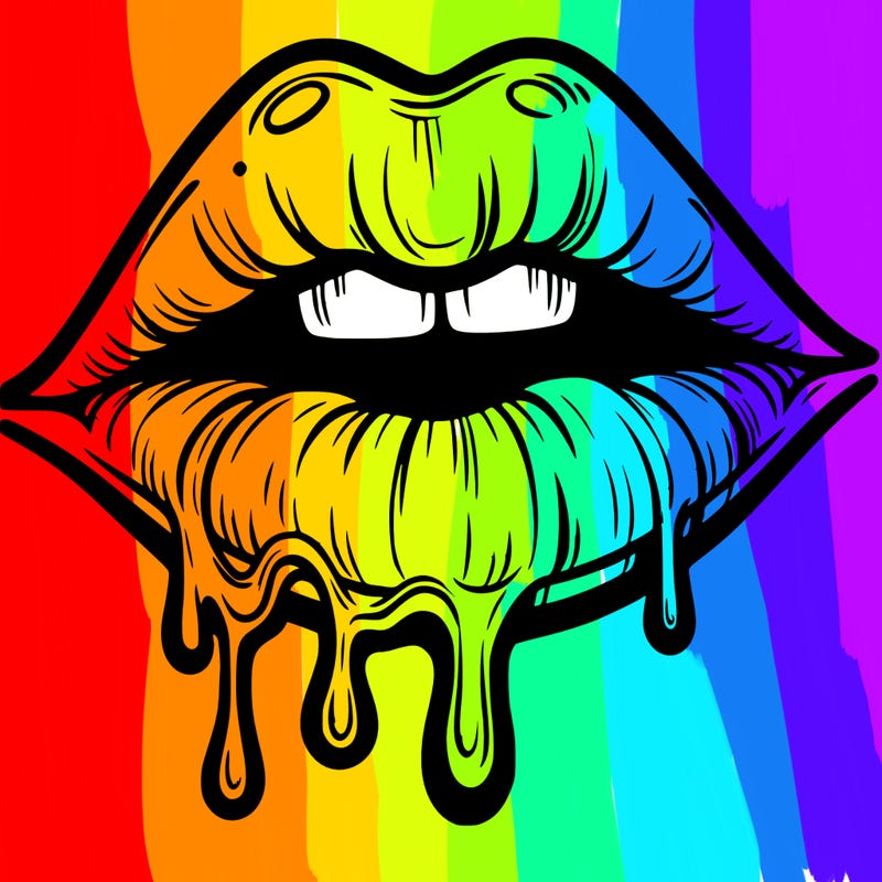 lips that look realistic and drip