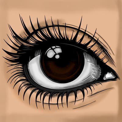 realistic eye