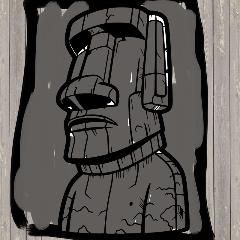 moai statue