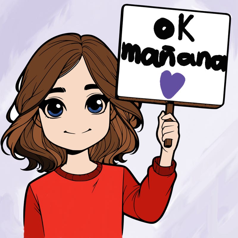 realistic girl holding up a sign