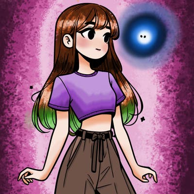 girl in a cute crop top