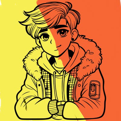 stylish teenager