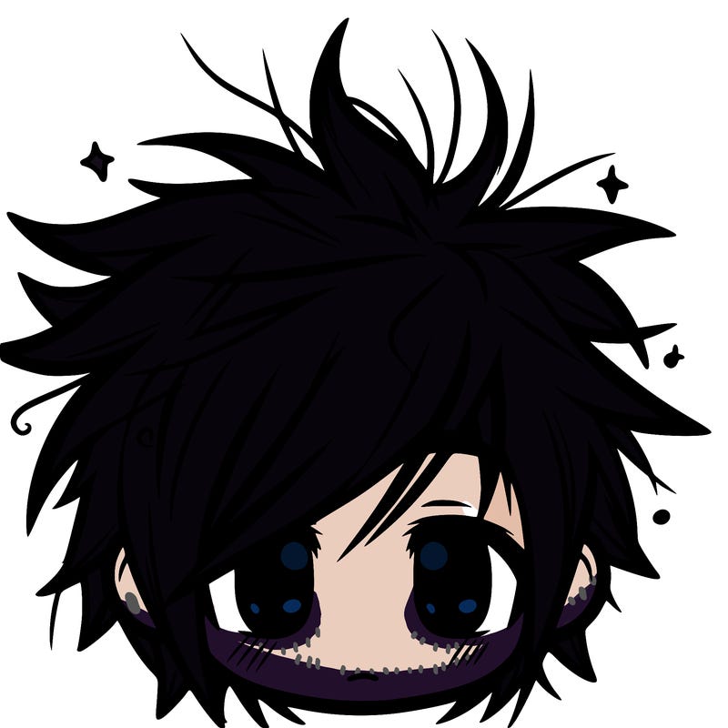 messy hair sharp eyes