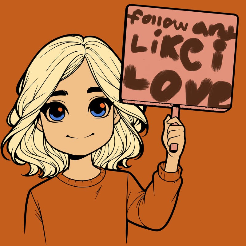 realistic girl holding up a sign