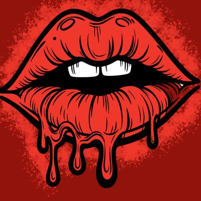 lips that look realistic and drip