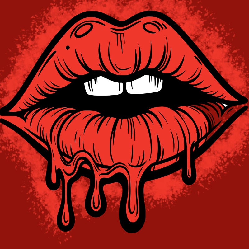 lips that look realistic and drip