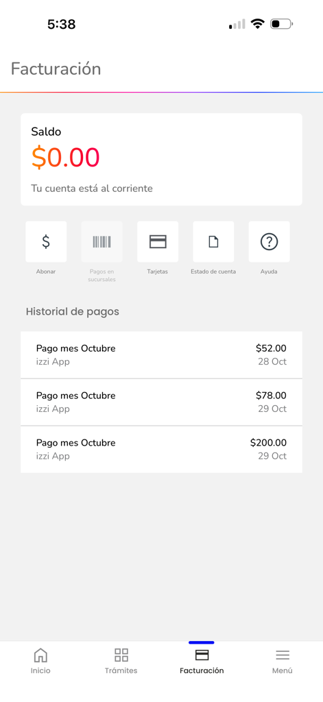 Mi App Sky - Mi App Sky請求インターフェース、アカウント残高と支払い履歴を表示