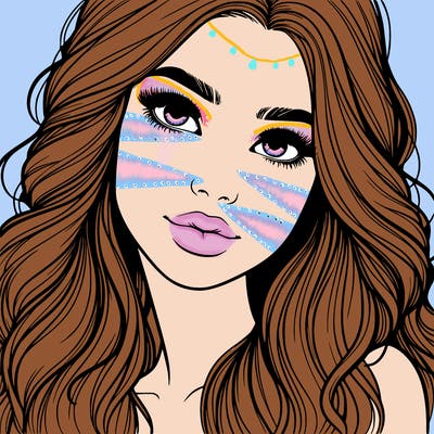 beautiful realistic girl