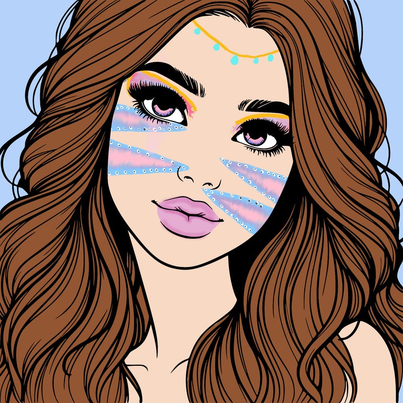 beautiful realistic girl