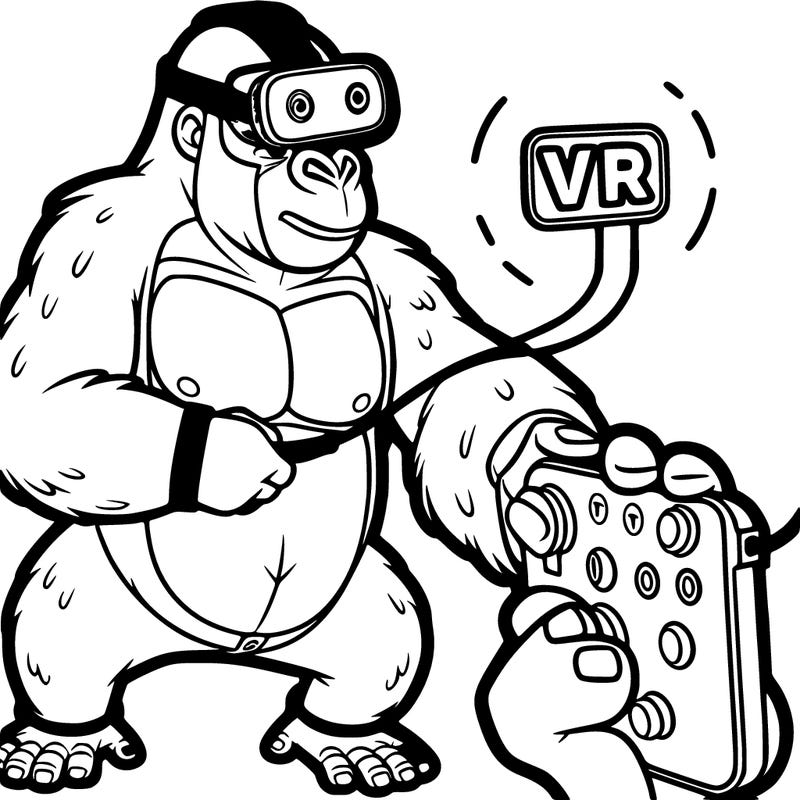 gorilla tag vr game