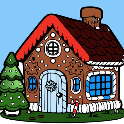 gingerbread house