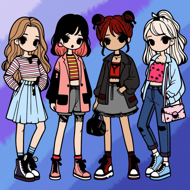 girls with fashion