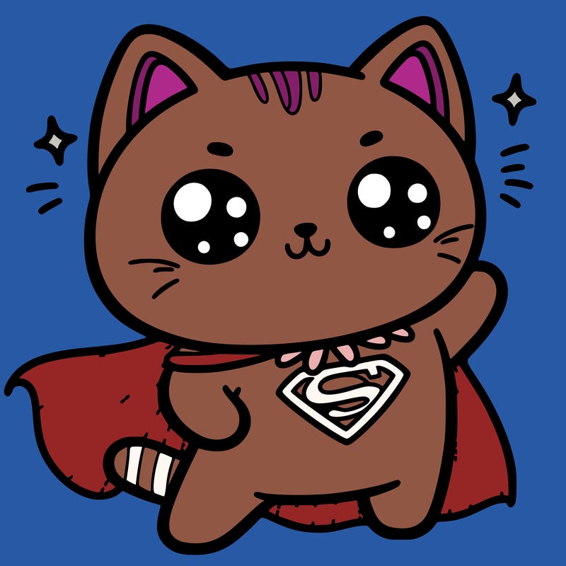 super cute super cat