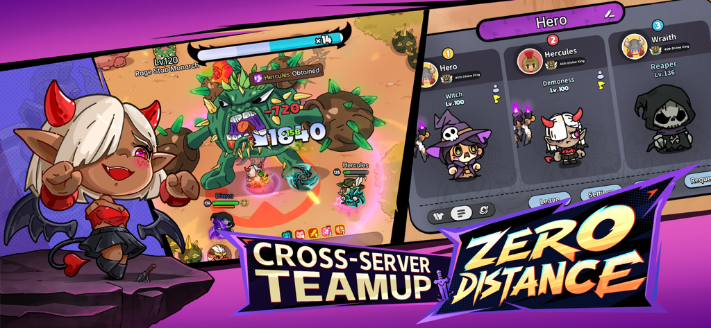 Hero's Land: GrimLoot - Heros Land GrimLoot cross server team up and boss fight gameplay