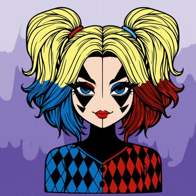 harley quinn  realistic.