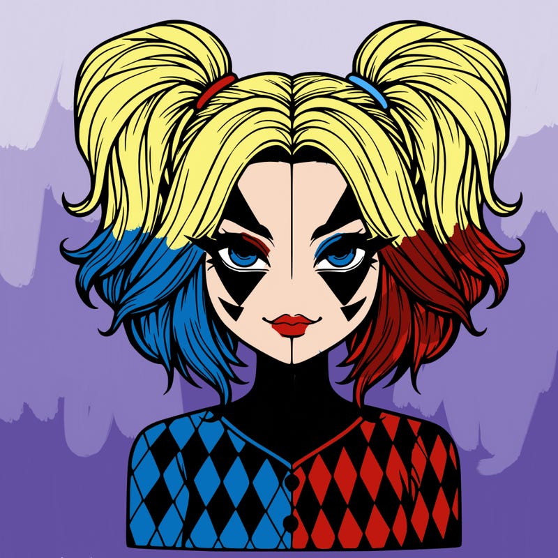 harley quinn  realistic.
