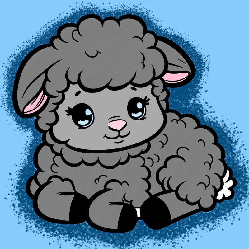 a baby sheep