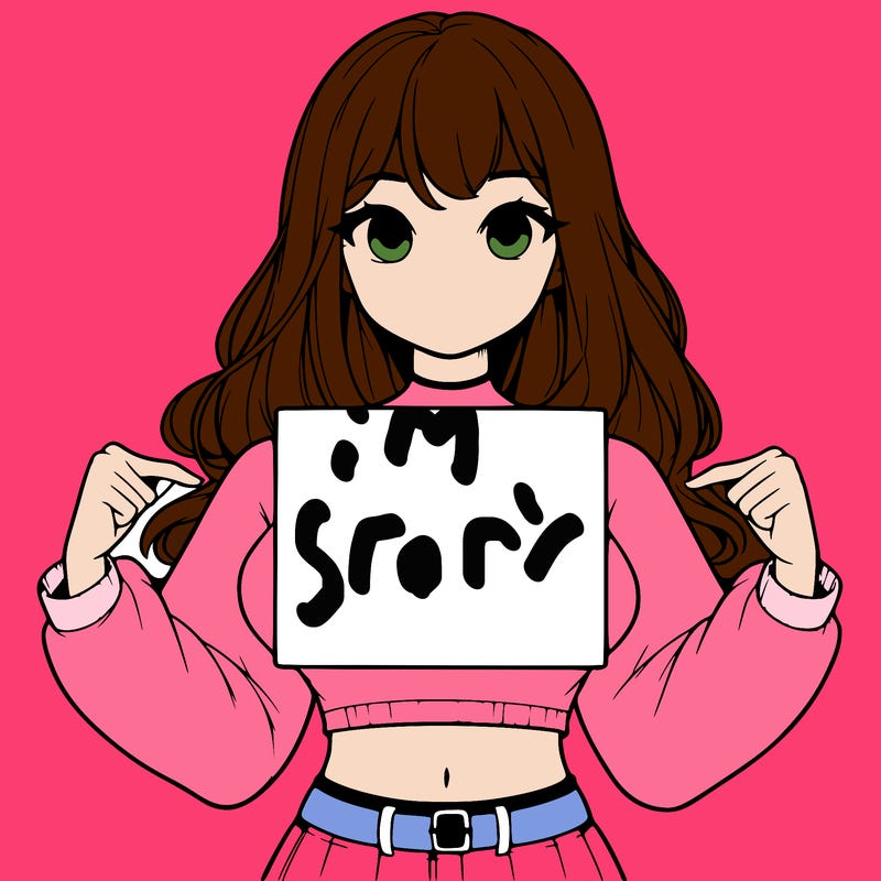 girl holding a blank sign in a long sleeve crop top