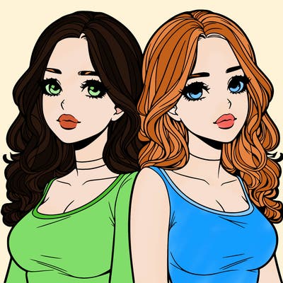 realistic twin sisters