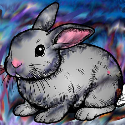 realistic bunny