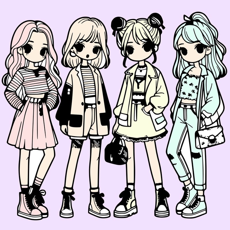 girls with fashion