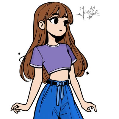 girl in a cute crop top