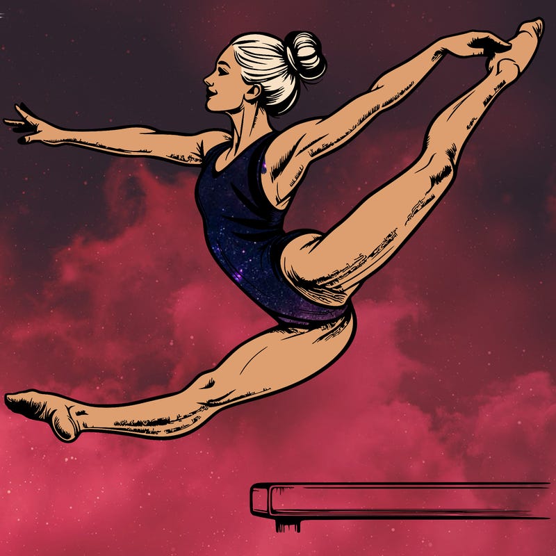 realistic professional gymnast