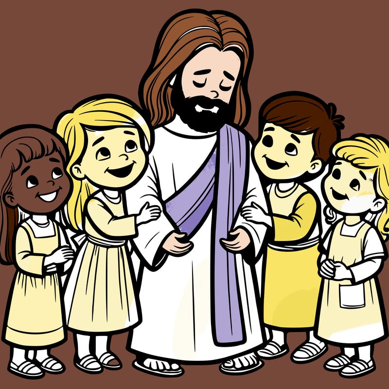 jesus loving children