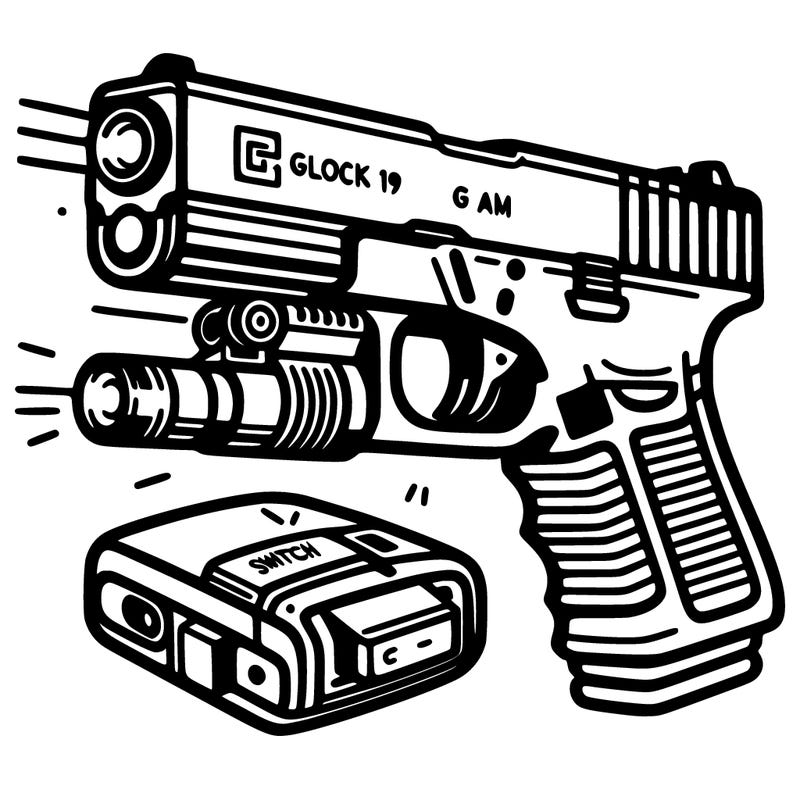 glock 19 w/ switch and beam