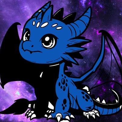 fierce baby night dragon