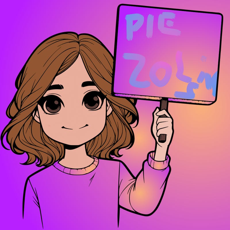 realistic girl holding up a sign