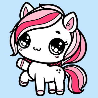 kawaii horse