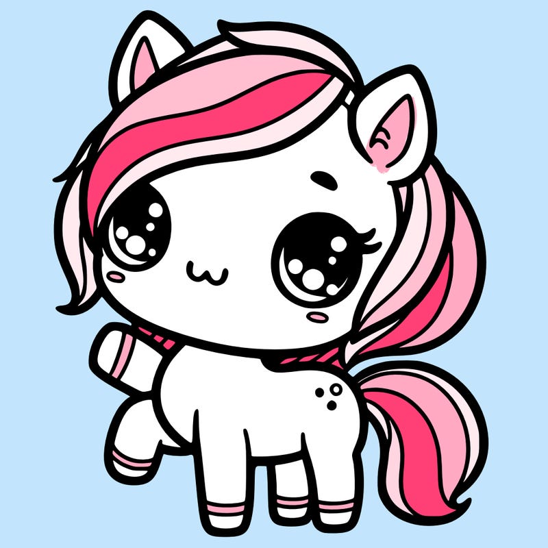 kawaii horse
