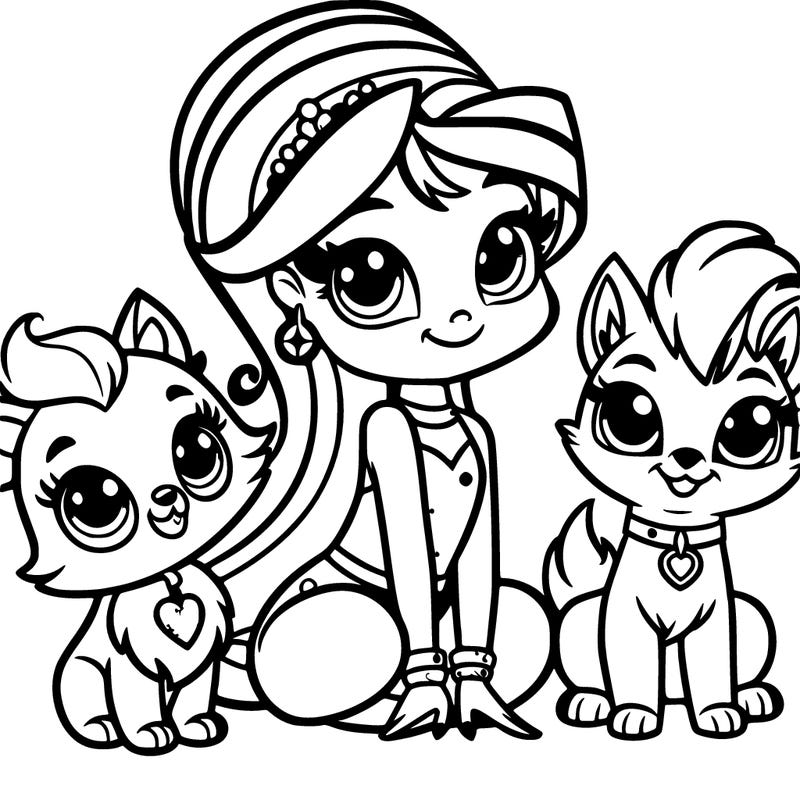 shimmer and shine and pets