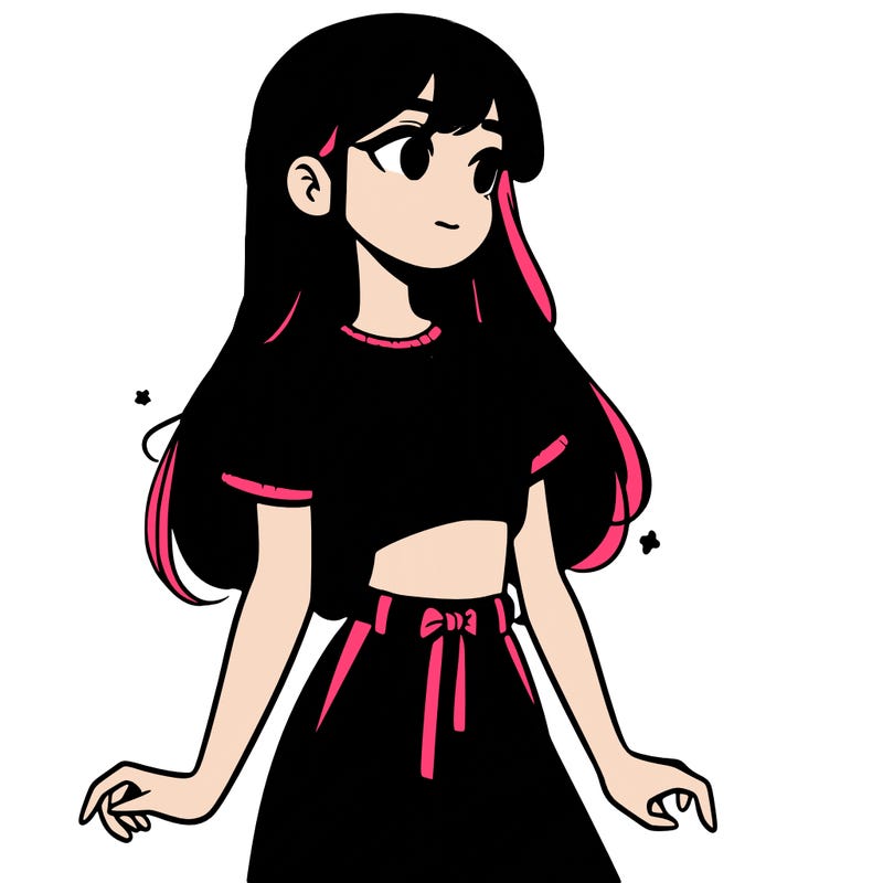 girl in a cute crop top