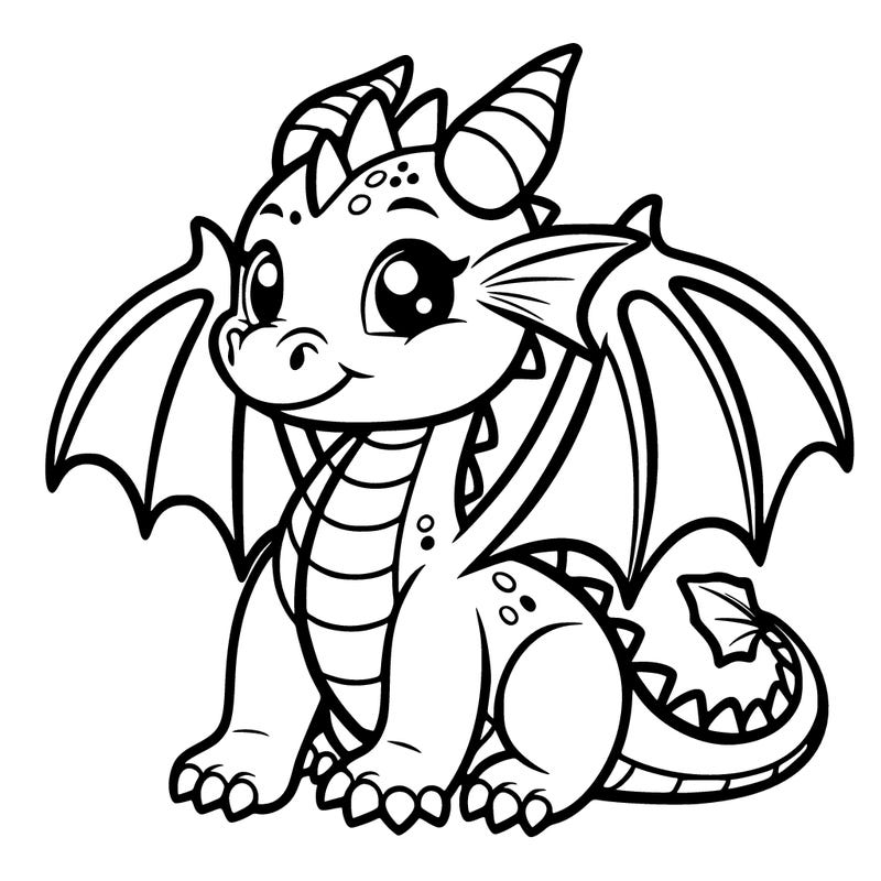 dragon with two wings