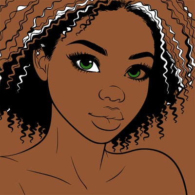 realistic black girl