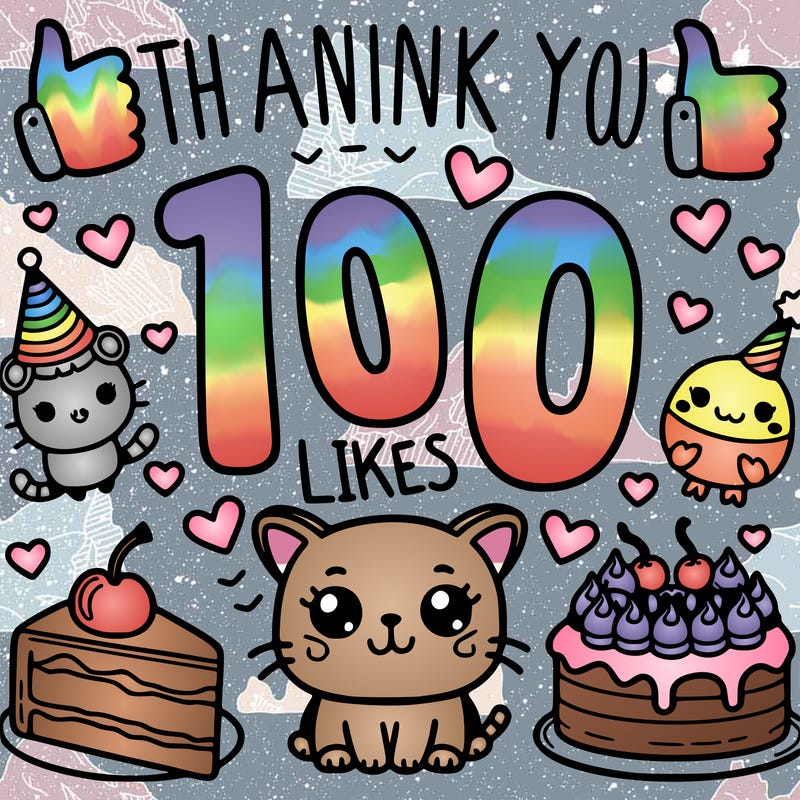 thank you for 100 likes