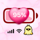 Emoji Battery Widget-BunnyWath