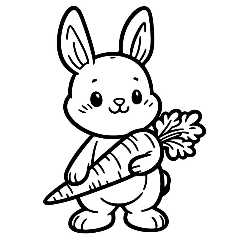 bunny with carrot