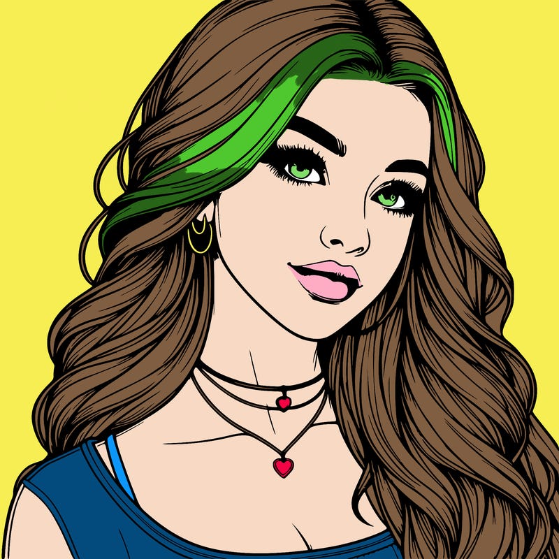 detailed realistic girl