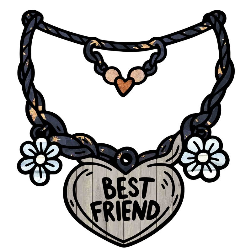 best friend necklace