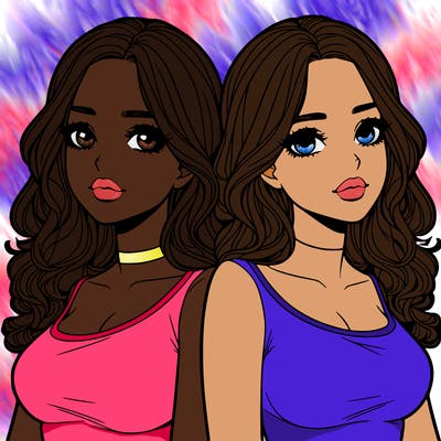 realistic twin sisters