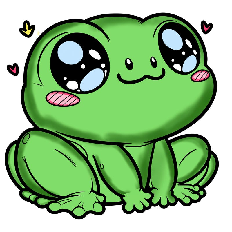 cute frog person realistic