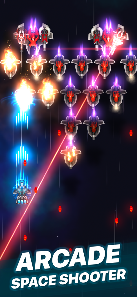 Phoenix 2 - Phoenix 2 arcade space shooter gameplay featuring spaceships and laser battles