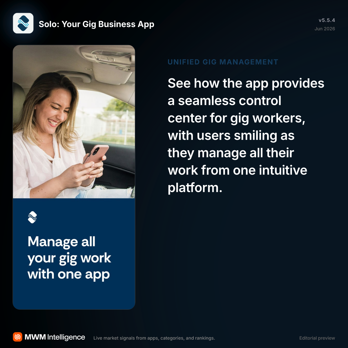 Solo: Your Gig Business App - Finance App | MWM